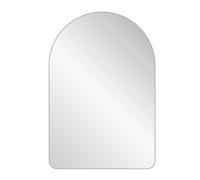 nielsen Cavell Arched Wall Mirror, Silver, 75x50cm with Hanger