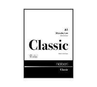 Nielsen Classic Polished Black Aluminium Picture Frame A1, 59.4X84.1Cm - With Float Glass And Push/turn Clips