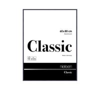 Nielsen Classic Polished Blue Aluminium Picture Frame 60X80Cm - With Float Glass And Push/turn Clips