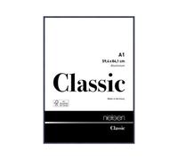 Nielsen Classic Polished Blue Aluminium Picture Frame A1, 59.4X84.1Cm - With Float Glass And Push/turn Clips