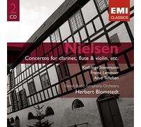 Nielsen : Concertos for Clarinet, Flute and Violin