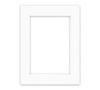 nielsen Conservation Picture Mount - Pure White 30x40cm - Fits 20.5x29.5cm Photo, also for A4 - Acid-Free, pH Neutral and Protective, Smooth Surface