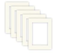 nielsen Conservation Picture Mounts - Ivory White 30x40cm - Fits 20.5x29.5cm Photo, also for A4 (Pack of 5) - Acid-Free, pH Neutral and Protective, Smooth Surface