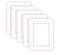 nielsen Conservation Picture Mounts - Pure White 30x40cm - Fits 20.5x29.5cm Photo, also for A4 (Pack of 5) - Acid-Free, pH Neutral and Protective, Smooth Surface