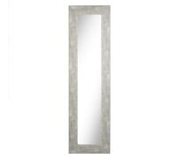 nielsen Eyre Rectangular Wall or Leaning Mirror - Distressed Soft Grey, Full-Length Bedroom Mirror, Coastal & Minimalist Design, 166 x 46 cm