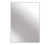 nielsen HOME Alpha Rectangular Aluminium Wall Mirror Oak White 50x70cm with Hanging Set