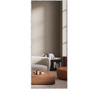 nielsen HOME Alpha Rectangular Aluminium Wall Mirror Silver 70x170cm, Full Length with Hanging Set
