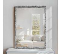 Nielsen HOME Florentina Silver Wall Mirror 50x70cm, Décor with Hanging Set, Bedroom & Living Room - Silver