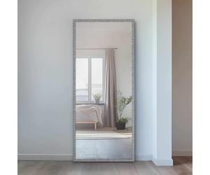 nielsen HOME Florentina Rectangular Wall Mirror - Silver 70x170cm Full Length with Hanging Set - Modern Home Décor