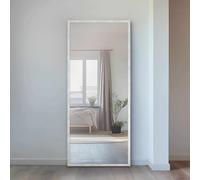 nielsen HOME Florentina Rectangular Wall Mirror White 70x170cm, Full Length with Hanging Set