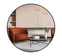 nielsen HOME Jaron Wall Mirror 60cm Round Aluminium - Black