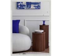 nielsen HOME Star Rectangular Aluminium Wall Mirror Brushed Frosted Silver 50x70cm with Hanging Set