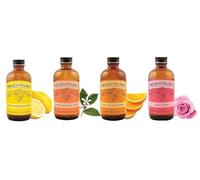 Nielsen Massey Lemon & Orange Extracts and Orange Blossom & Rose Water Bundle - 4 x 60ml, All-Natural Baking & Dessert Flavoring