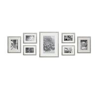 Nielsen Nieslen 7 Piece Wooden Picture Frame Gallery Set - Grey