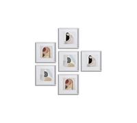 Nielsen Ongar 6 Piece Ongar Wooden Picture Frame Set White 30 X 30Cm