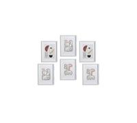 Nielsen Ongar 6 Piece Rowley Wooden Picture Frame Set 30X40Cm White