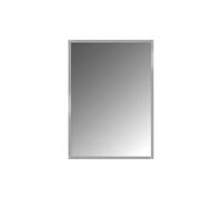 nielsen HOME Oslo Rectangular Wooden Wall Mirror Silver 50 x 70 cm with Hanging Set