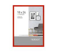 Nielsen Pixel 18 X 24 Cm Picture Frame, Tornado Red With Float Glass And Push/turn Clips