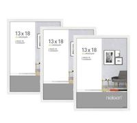 Nielsen Pixel 3 Pack, 13 X 18 Cm (5X7In) Photo Frame, Glossy White