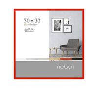 Nielsen Pixel 30 X 30 Cm Picture Frame, Tornado Red With Float Glass And Push/turn Clips