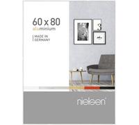 Nielsen Pixel 60 X 80 Cm Picture Frame, Glossy White With Float Glass And Push/turn Clips