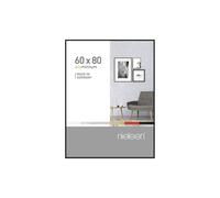nielsen Pixel Aluminium Picture Frame - Frosted Black 60x80cm - with Float Glass and Easy Push-Turn Clips