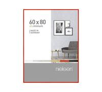 Nielsen Pixel 60 X 80 Cm Picture Frame, Tornado Red With Float Glass And Push/turn Clips