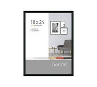 nielsen Pixel 7"x10" Picture Frame (18x24cm) - Aluminium with Glass Front in Black | Size: 18x24 cm Nielsen Black 18x24 cm