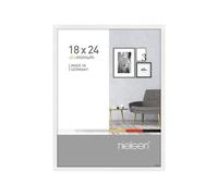 nielsen Pixel 7"x10" Picture Frame (18x24cm) - Aluminium with Glass Front in White | Size: 18x24 cm Nielsen White 18x24 cm