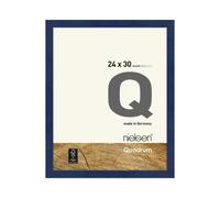 Nielsen Quadrum 24 X 30Cm Blue Wooden Picture Frame With Float Glass And Push/turn Clips