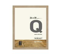 Nielsen Quadrum 24 X 30Cm Oak Wooden Picture Frame With Float Glass And Push/turn Clips