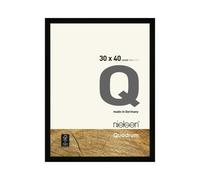 Nielsen Quadrum 30x40cm Black Wooden Picture Frame, Black