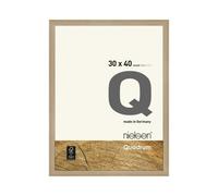 Nielsen Quadrum 30 X 40Cm Oak Wooden Picture Frame With Float Glass And Push/turn Clips