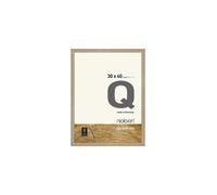 nielsen Quadrum Wooden Picture Frame - Oak Natural 30x40cm - with Float Glass and Easy Push-Turn Clips - for Photos and Art