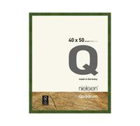 Nielsen Quadrum 40 X 50Cm Green Wooden Picture Frame With Float Glass And Push/turn Clips