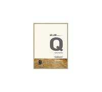 nielsen Quadrum Wooden Picture Frame - Oak Natural 60x80cm - with Float Glass and Easy Push-Turn Clips - for Photos and Art