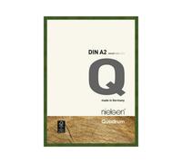 Nielsen Quadrum A2 Green Wooden Picture Frame With Float Glass And Push/turn Clips
