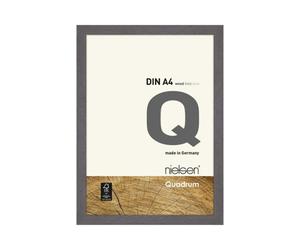 Nielsen Quadrum A4 Grey Wooden Picture Frame