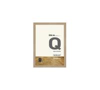 nielsen Quadrum A4 Wooden Picture Frame With Protective Glass Front in Light Oak Nielsen Light Oak