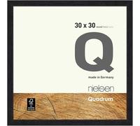 Nielsen Quadrum 30x30cm Veneer Jet Black Wooden Picture Frame