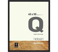 Nielsen Quadrum 40x50cm Veneer Jet Black Wooden Picture Frame