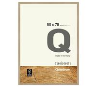 nielsen Quadrum Wooden Picture Frame Oak Natural 50x70cm with Float Glass and Push and Turn Clips