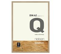 Quadrum A2 Wooden Picture Frame With Protective Glass Front Nielsen Light Oak One Size