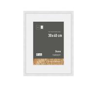 Nielsen Skava 30 X 40Cm White Wooden Picture Frame A4 With Mount