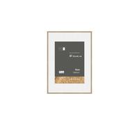 nielsen Skava A1 Wooden Picture Frame With A2 Mount & Glass Front in Light Oak Nielsen Light Oak