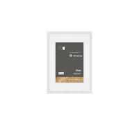 nielsen Skava A3 Wooden Picture Frame With A4 Mount & Glass Front in White Nielsen White