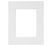Nielsen Standard Mount for Photo Frame and Frame 24 x 30 cm - Aperture 14 x 19 cm White