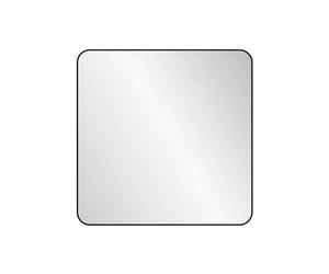 nielsen Sutton Square Wall Mirror - Black - 60 x 60 cm - Rounded Corners - with Hanger