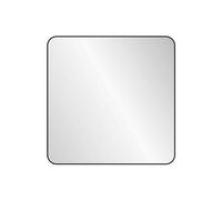 nielsen Sutton Square Wall Mirror - Black - 80 x 80 cm - Rounded Corners - with Hanger