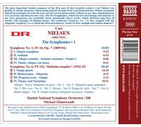 NIELSEN: SYMPHONY NO. 1; SYMPHONY NO. 6 'SINFONIA SEMPLICE' NEW CD
